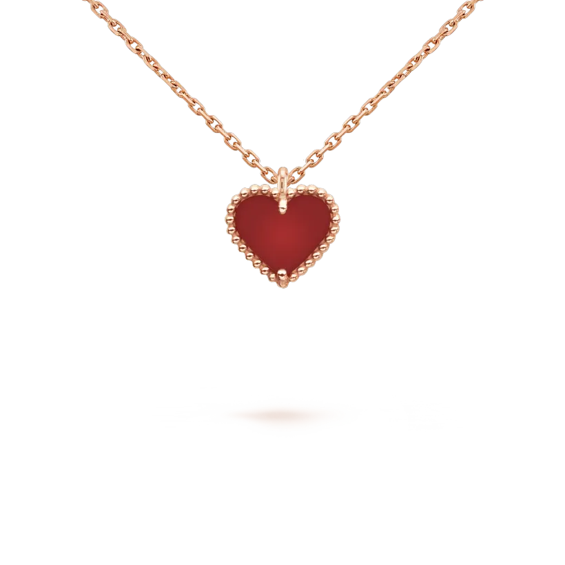 【Vancleef &amp; Arpels】 スウィート アルハンブラ ハート ペンダント