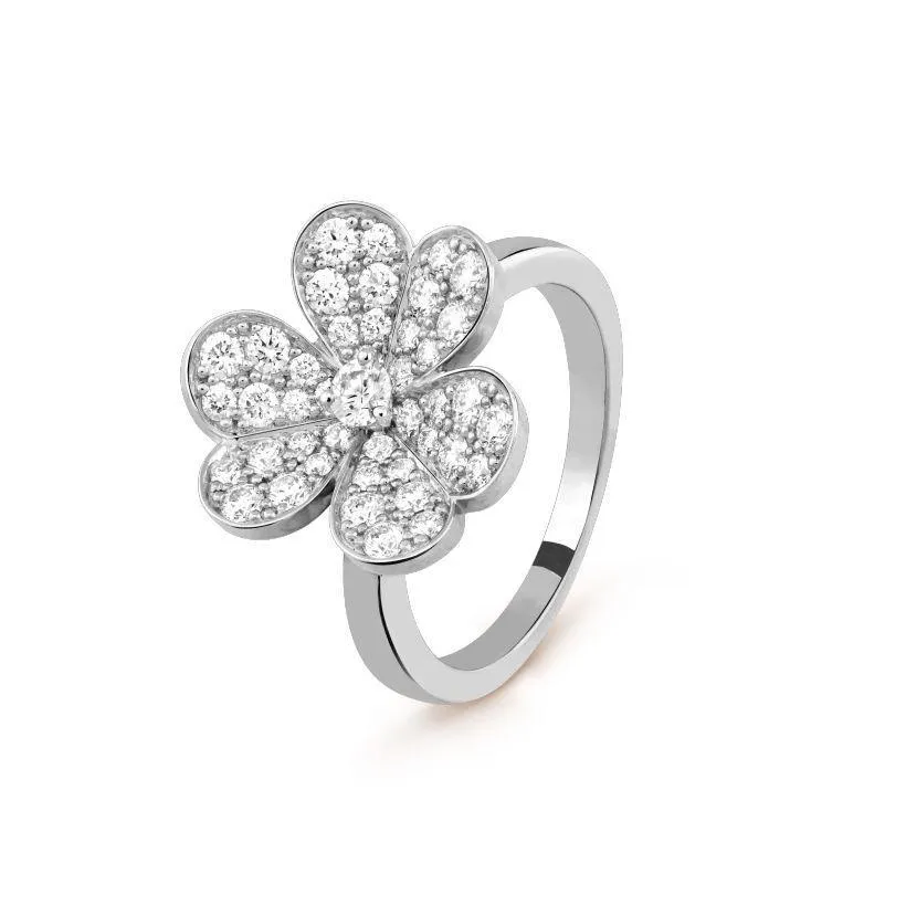 【Vancleef &amp; Arpels】 フリヴォル リング、1フラワー