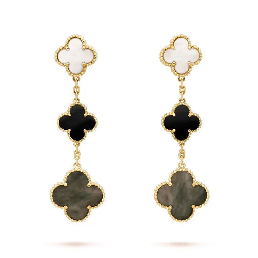 【Vancleef &amp; Arpels】 マジック アルハンブラ イヤリング、3モチーフ