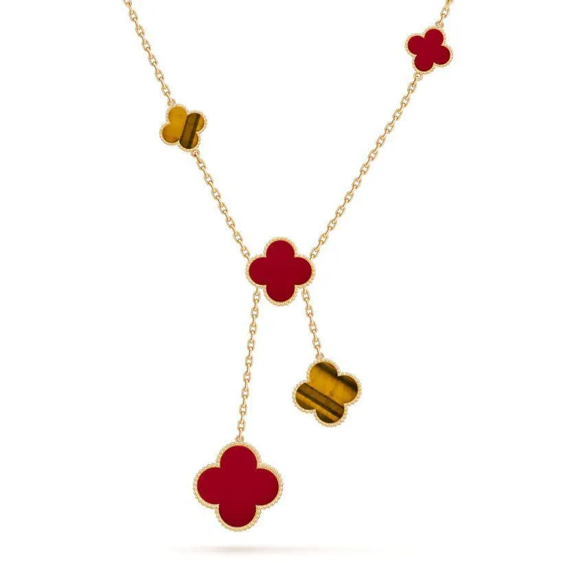【Vancleef &amp; Arpels】 マジック アルハンブラ ネックレス、6モチーフ