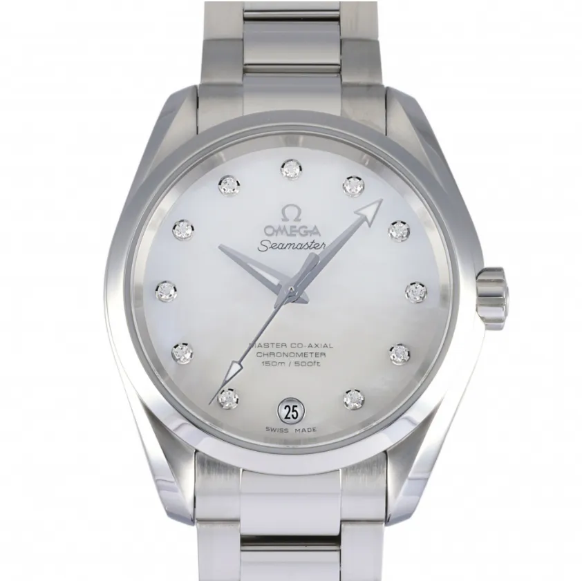 オメガ OMEGA シーマスター AQUA TERRA 150M マスター コーアクシャル クロノメーター レディス 38.5MM 231.10.39.21.55.002