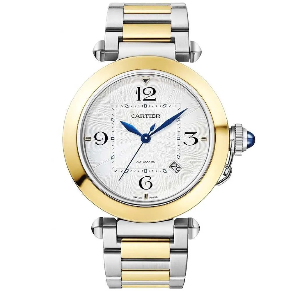 カルティエ パシャ ドゥ カルティエ 41mm スティール & 18ct イエローゴールド ウォッチ W2PA0009