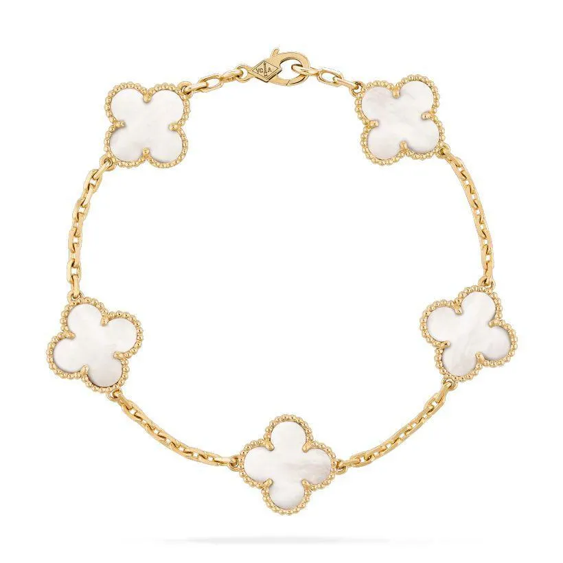 【2025】【Vancleef &amp; Arpels】 ヴィンテージ アルハンブラ ブレスレット、5モチーフ