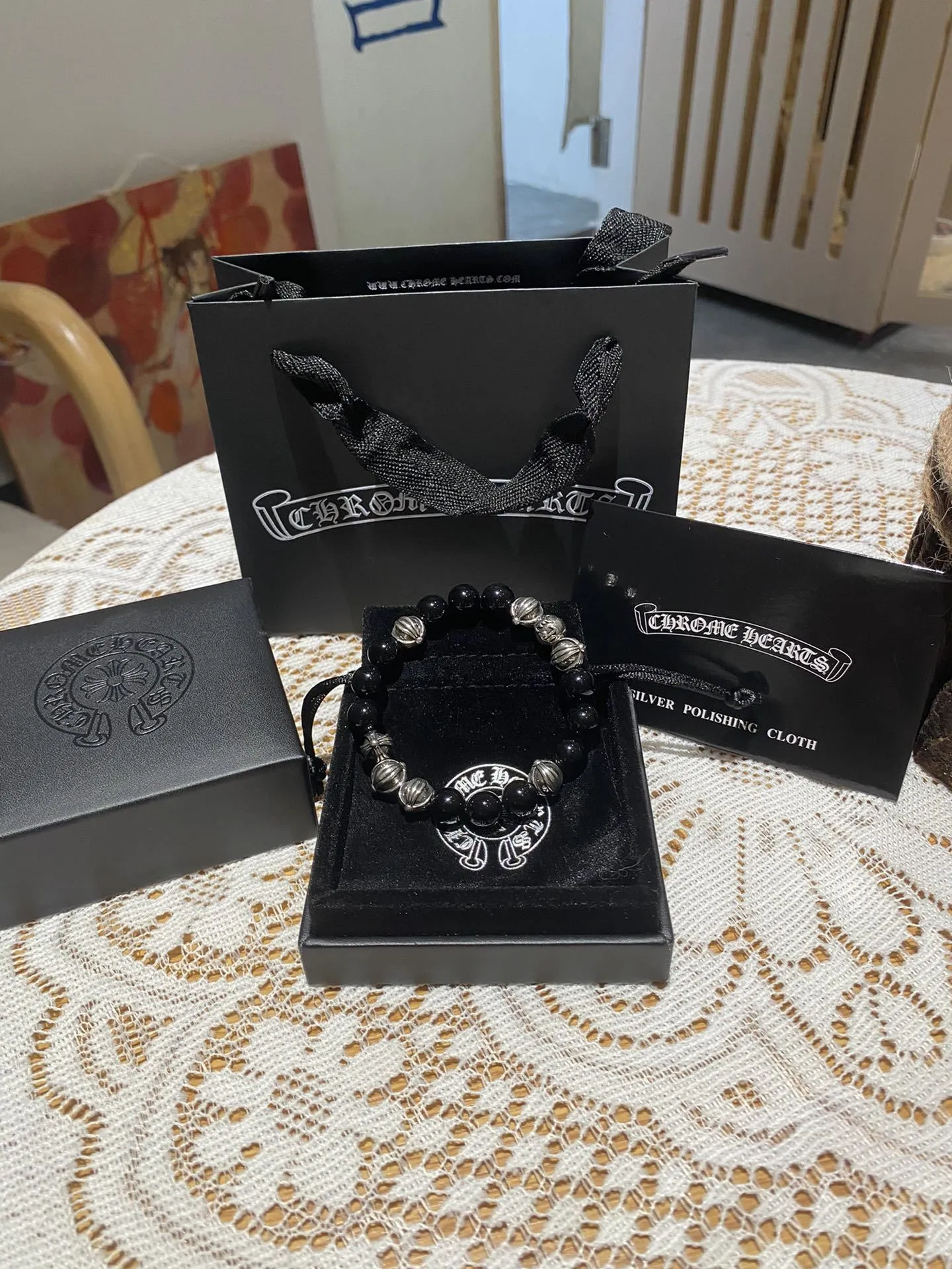 Chrome Hearts (クロムハーツ)Black Onyx ブレスレット