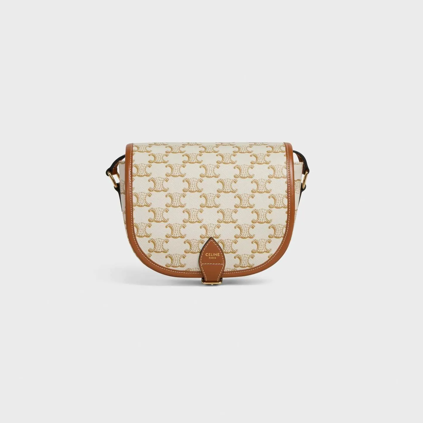 【Celine】ファルコ ミディアム バッグ ベージュ