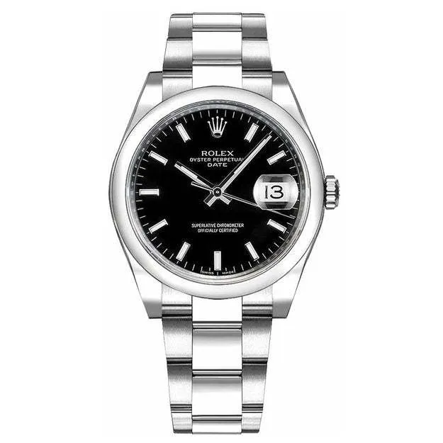 ROLEX ロレックス オイスターパーペチュアル&amp;デイト 115200 ブラック