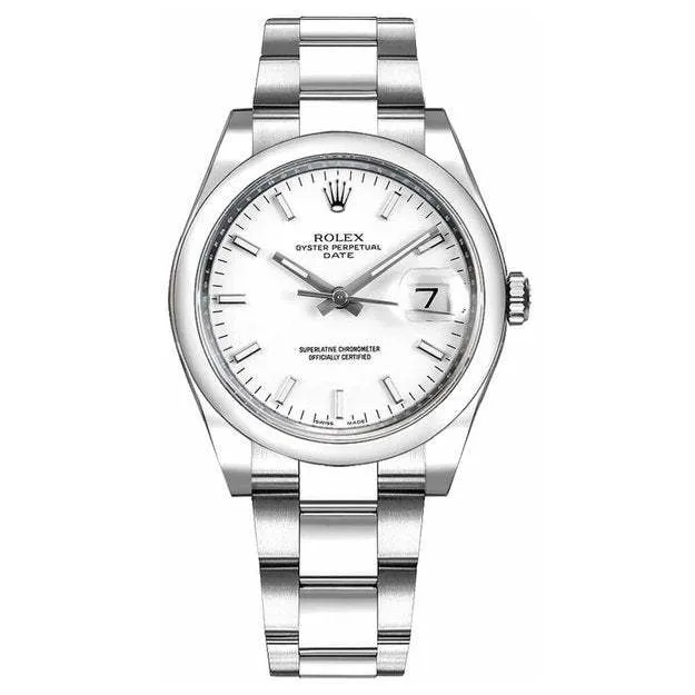 ROLEX ロレックス オイスターパーペチュアル&amp;デイト 115200 ホワイト