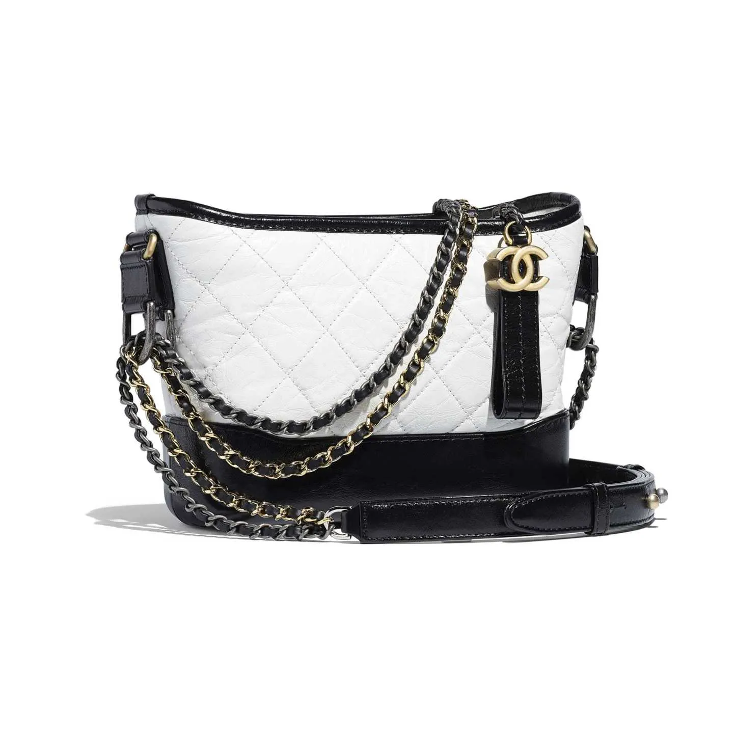 【Chanel】ガブリエルスモールホーボーバッグ ホワイト & ブラック
