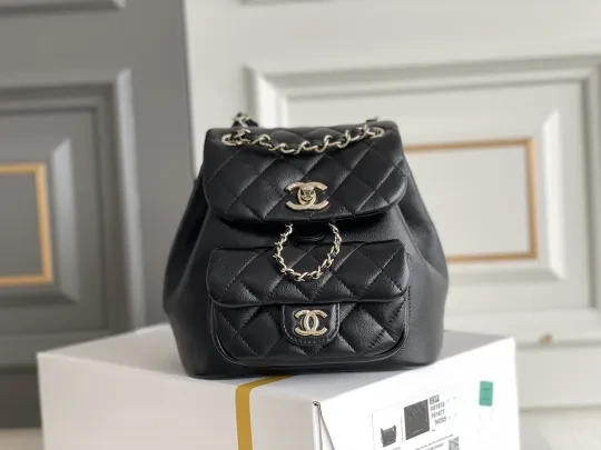 シャネル「Chanel」DUMA チェーンショルダーバッグ スモール レザー