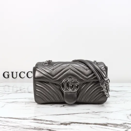 グッチ〔GGマーモント〕ミディアム ショルダーバッグ「GG Marmont Bag」