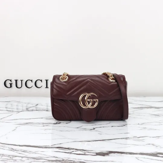 グッチ〔GGマーモント〕ミニ/スモール ショルダーバッグ「GG Marmont Bag」
