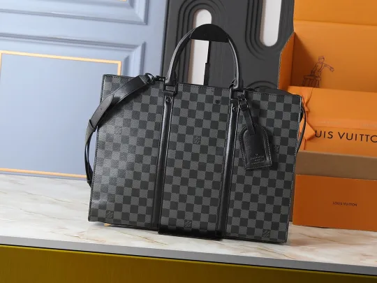 ルイ・ヴィトン サック・プラ ホリゾンタル ジップ ブリーフケース「Sac Plat」