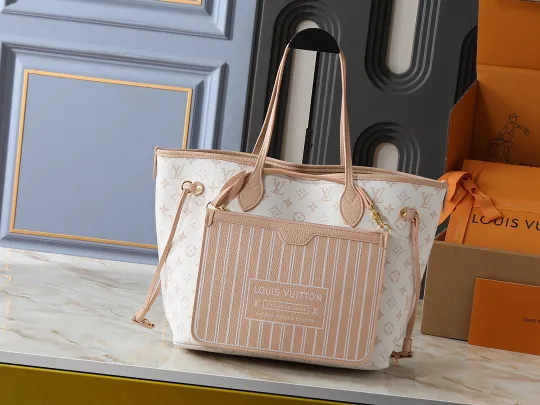 ルイ・ヴィトン ネヴァーフル・インサイドアウト BB/MM バッグ「Neverfull Bag」