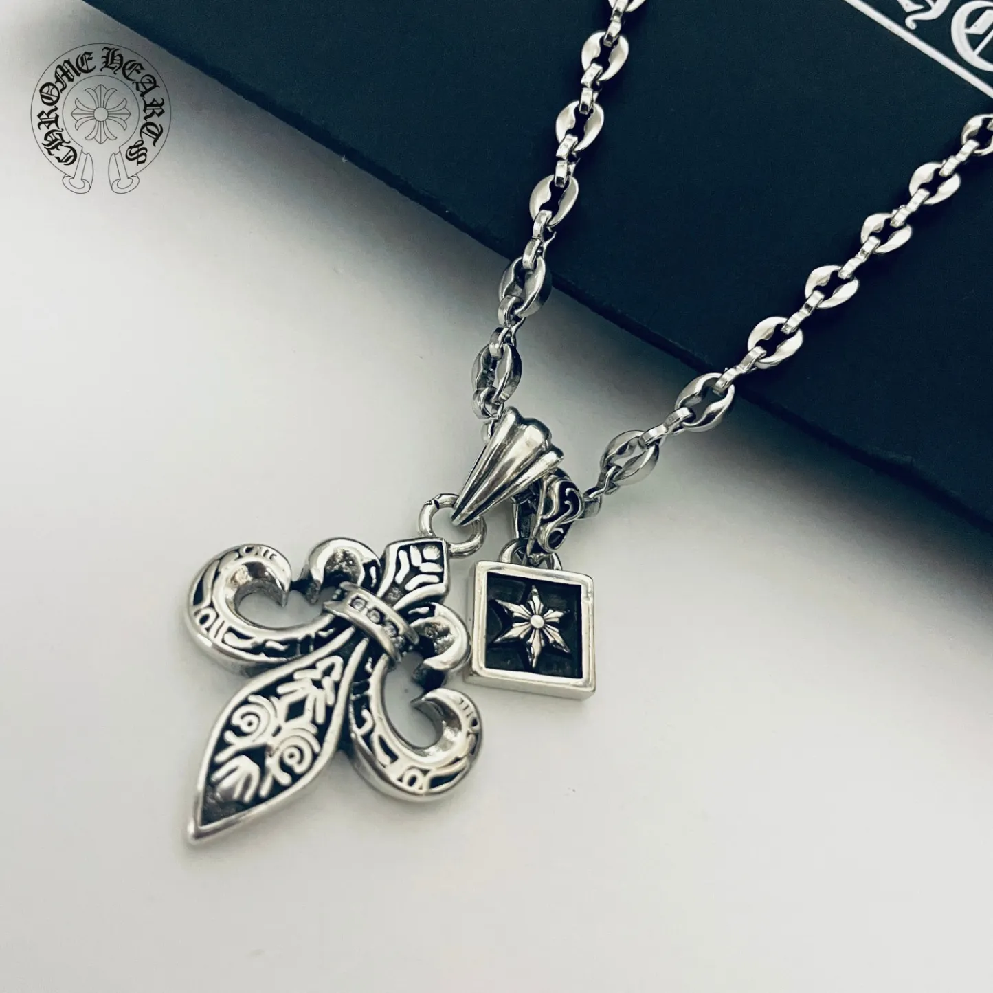 【CHROME HEARTS】ネックレス、新しいネックレス万能シンプルファッションオーナメント12