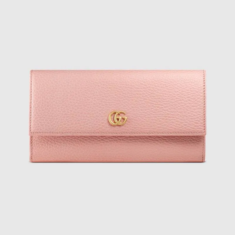 【Gucci】人気商品〔GG マーモント〕レザー コンチネンタルウォレット