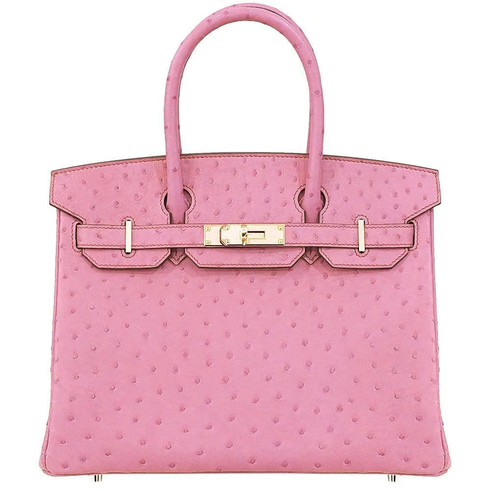 【Hermes】エルメス バーキン 30cm オーストリッチ ゴールド金具
