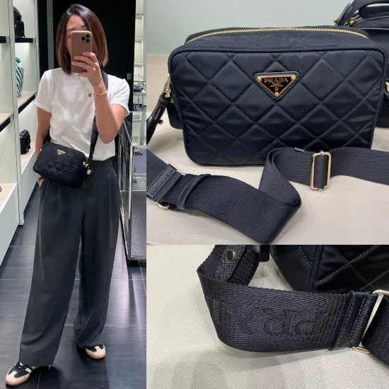 【セール】PRADA プラダ キルティング ショルダーバッグ 1BH089